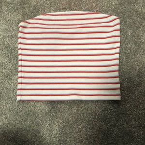 Striped tube top